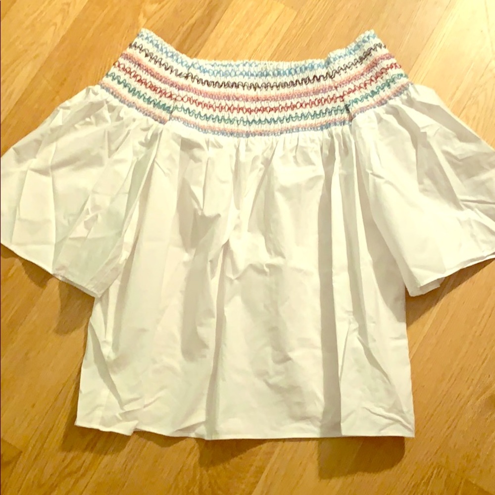 Parker off the shoulder blouse